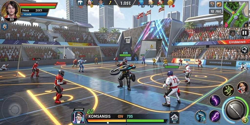 Mode multiplayer yang seru untuk bermain bersama teman.