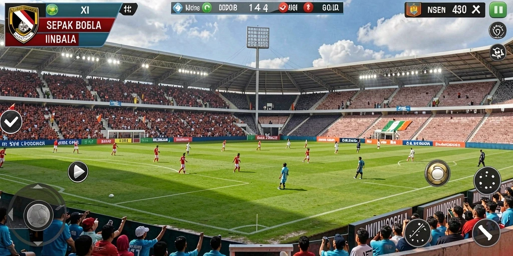 Screenshot menampilkan interaksi sosial antar pemain di game.