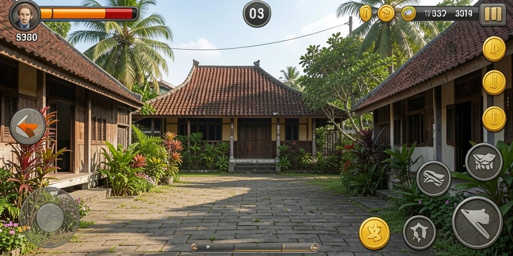 Momen seru saat menyelesaikan level sulit.