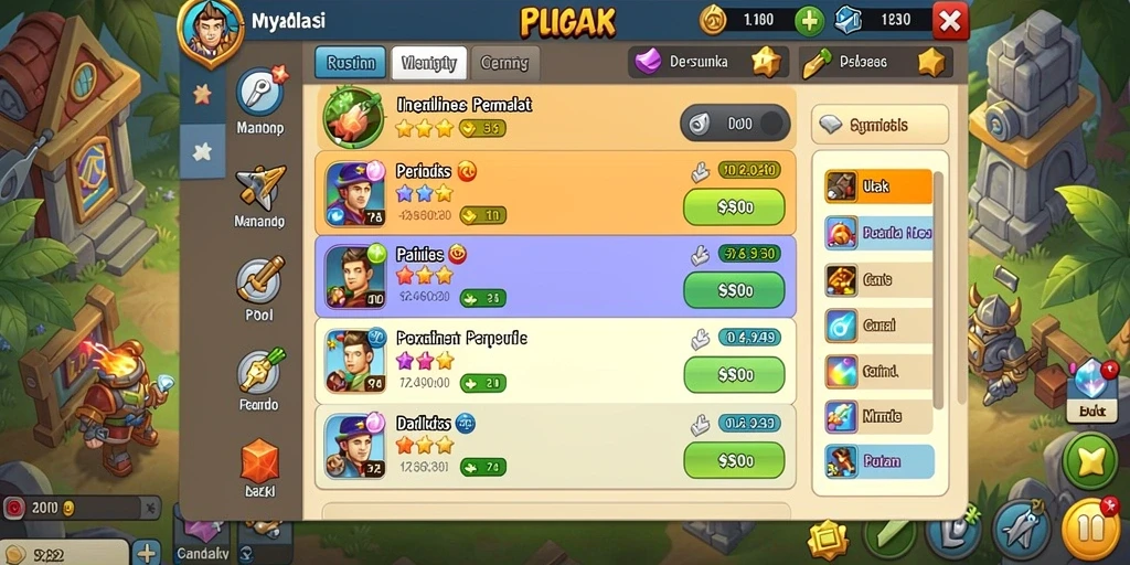 Level yang menantang dan penuh strategi menunggu para pemain.