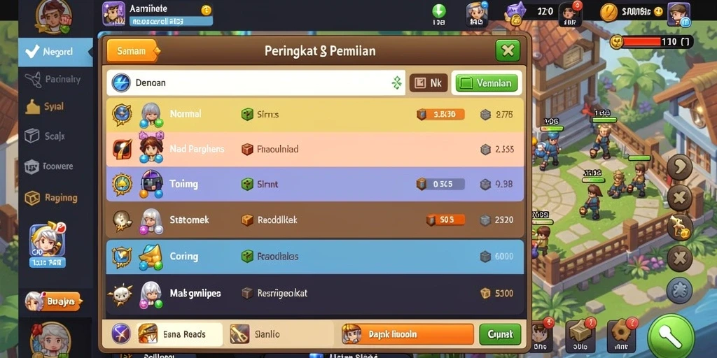 Tangkapan layar memperlihatkan grafik yang mengesankan dalam game.