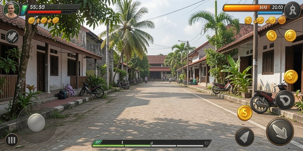 Mode permainan yang penuh tantangan dan seru.